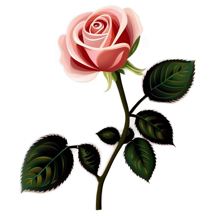 Romantic Rose Clipart Png 06272024