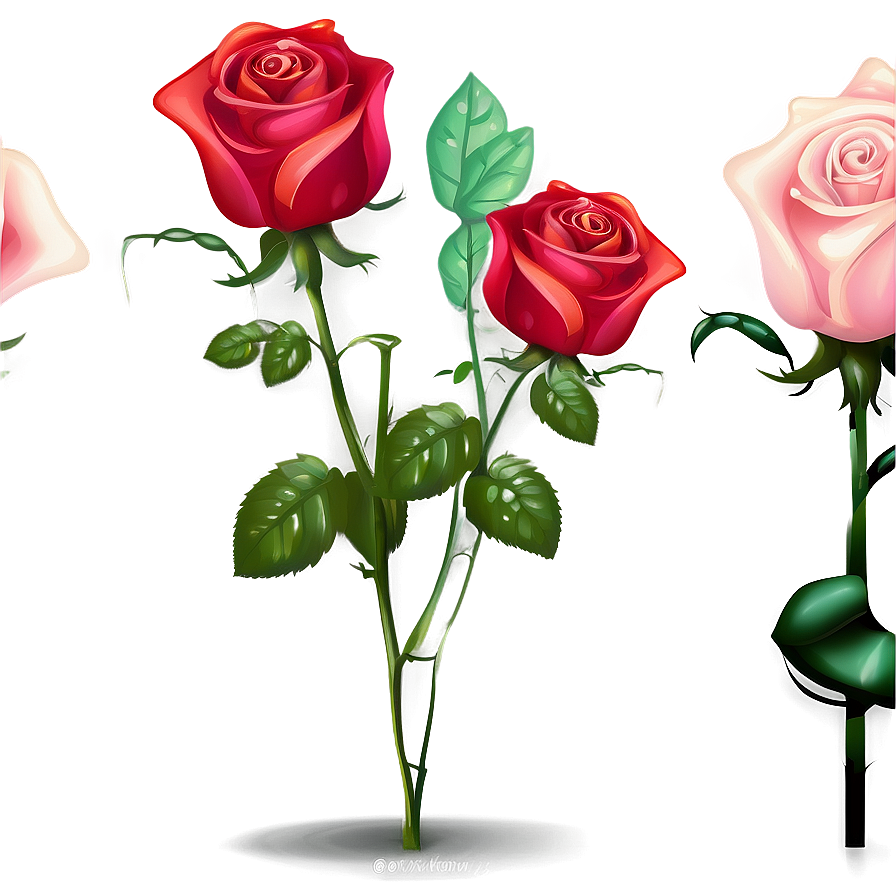 Romantic Rose Clipart Png Rww30