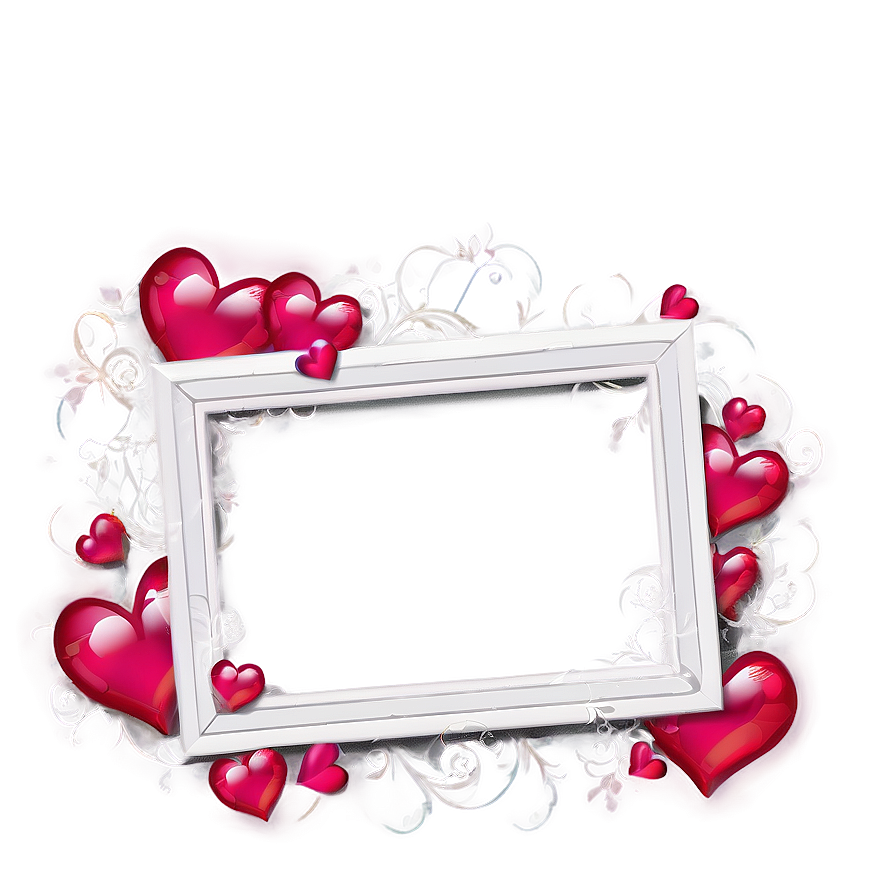 Romantic Valentines Day Frame Png 06262024