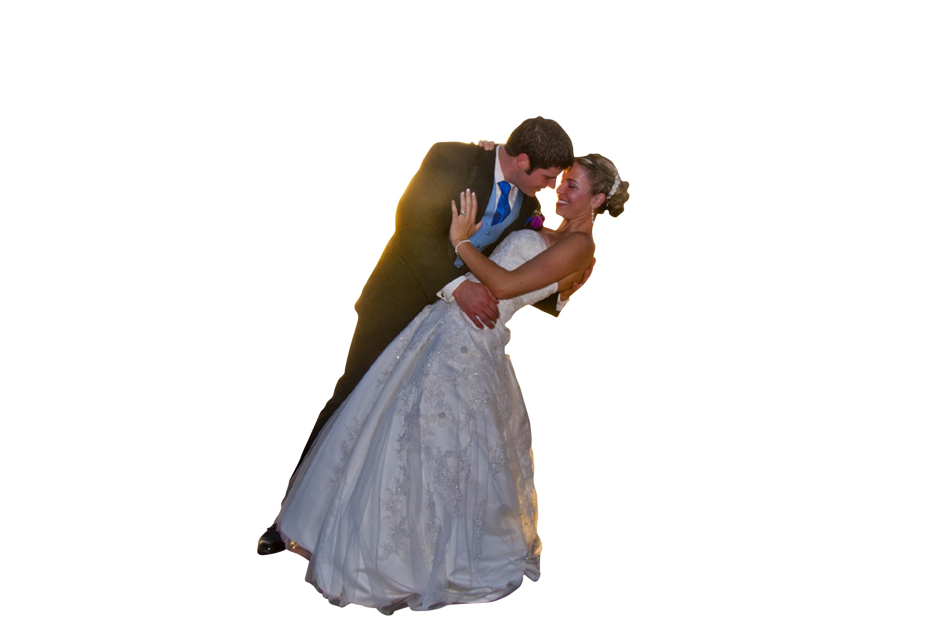 Romantic Wedding Dance PNG image with a transparent background, free high-resolution download