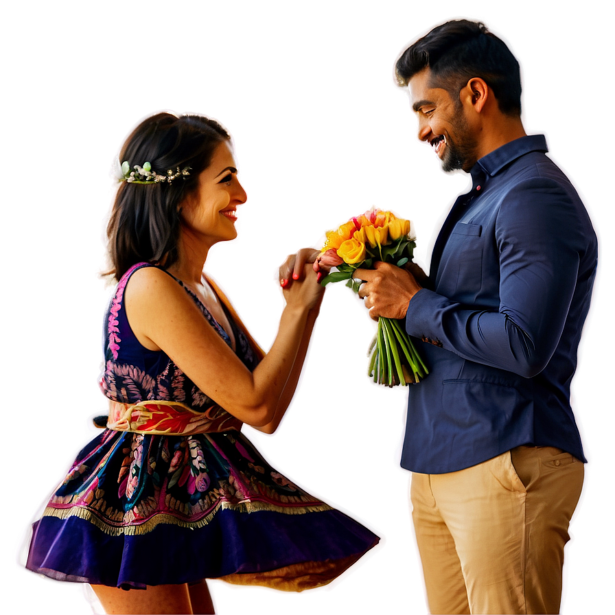 Romantic Wedding Proposal Png Xtp