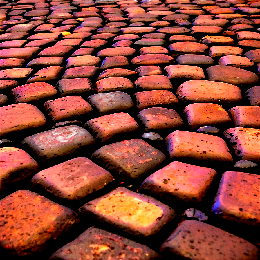 Rome Cobblestone Street PNG 06232024 PNG with transparent background