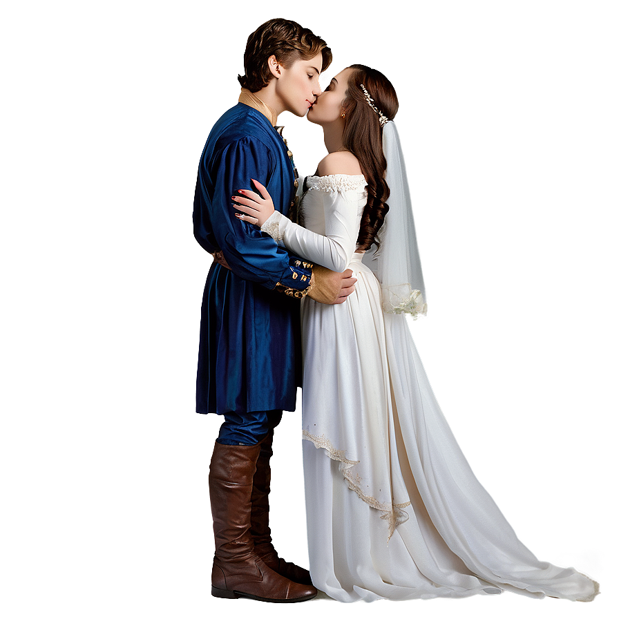 Romeo And Juliet Kiss Png Epr