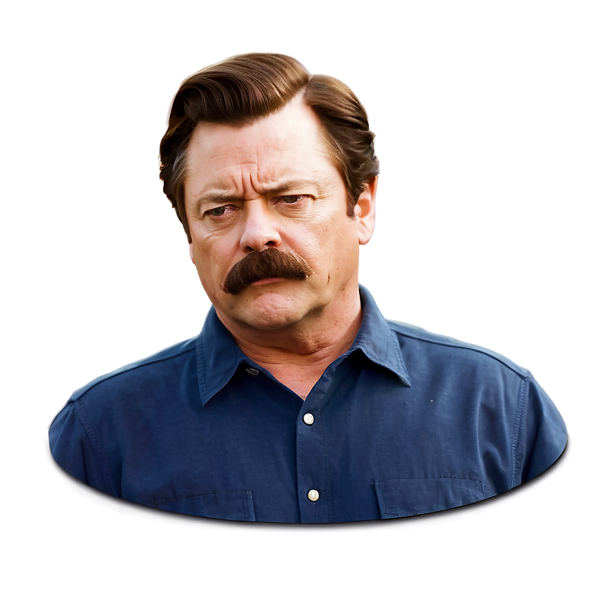 Ron Swanson Emoji Png Pbi24