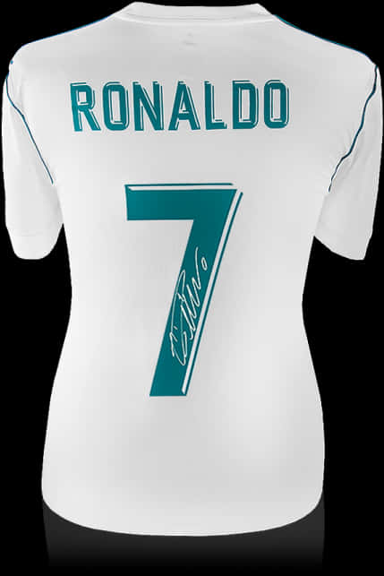 Ronaldo Number7 Jersey PNG with transparent background