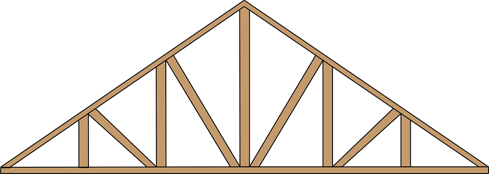 Roof Truss Design Silhouette