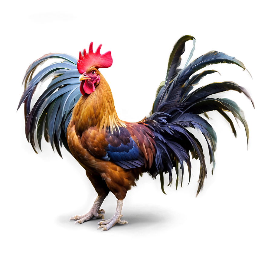 Rooster In Farm Setting Png Lqs