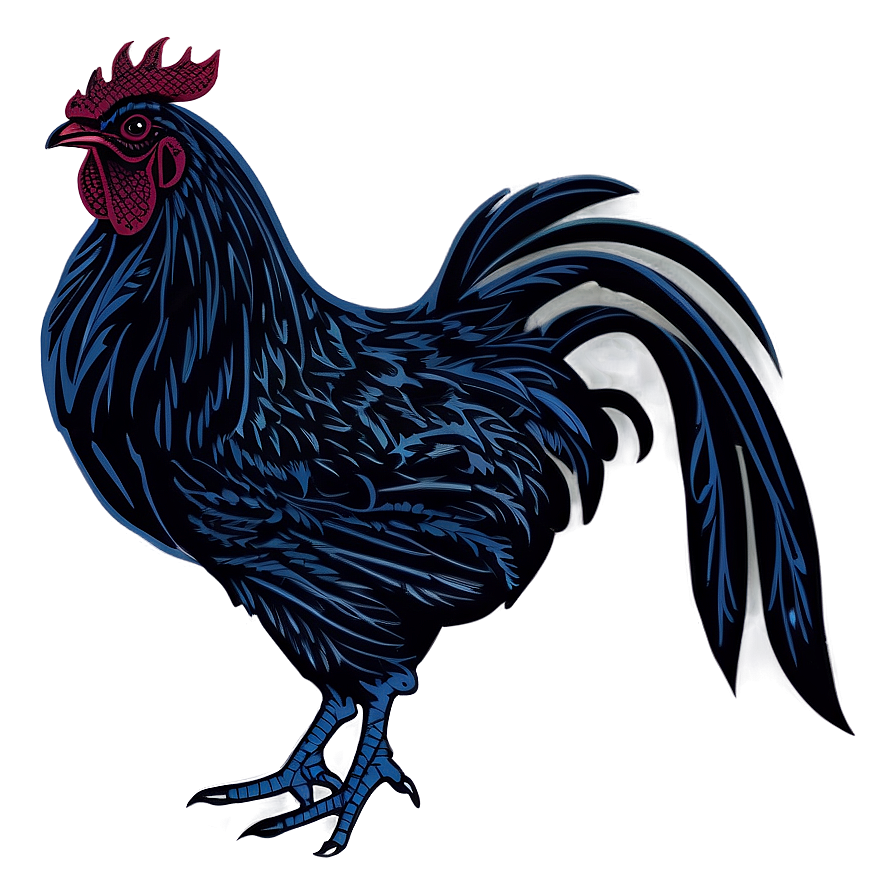 Rooster Silhouette Clipart Png 53