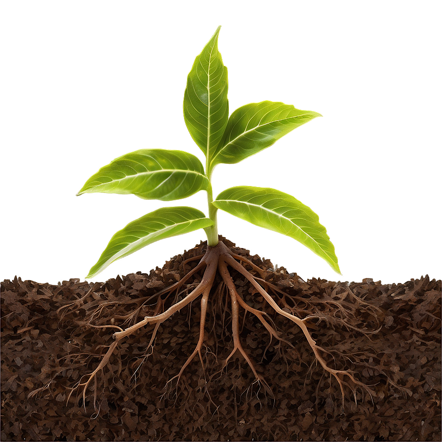Root in Soil Layer PNG mlh PNG with transparent background