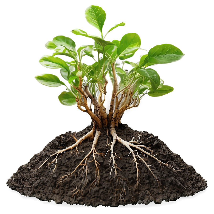Root in Soil Layer PNG seb9 PNG with transparent background
