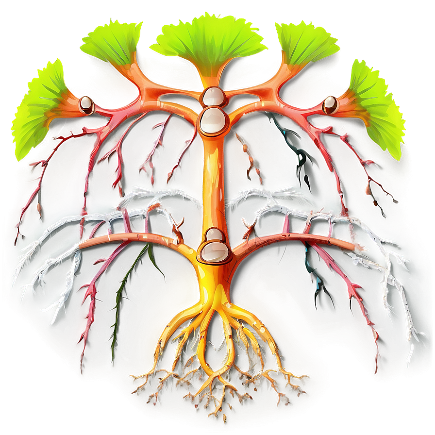 Root System Illustration PNG kci PNG with transparent background