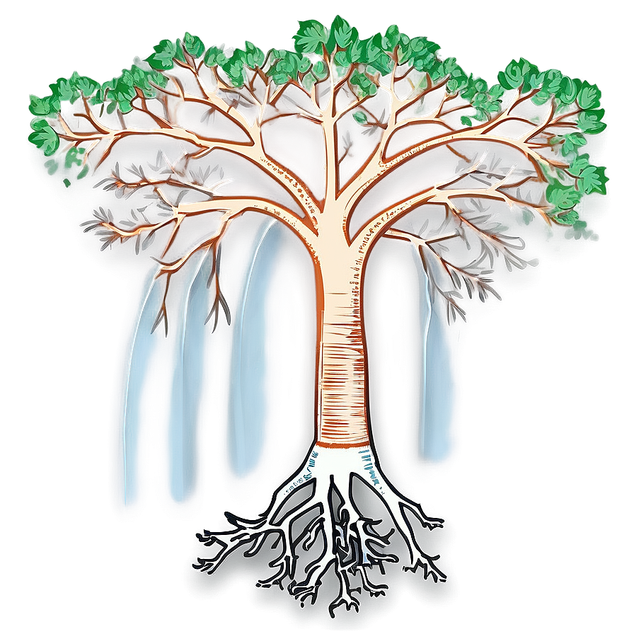 Root System Illustration PNG yvh79 PNG with transparent background
