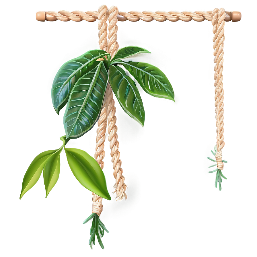 Rope Hanging Plant Png Ebf77