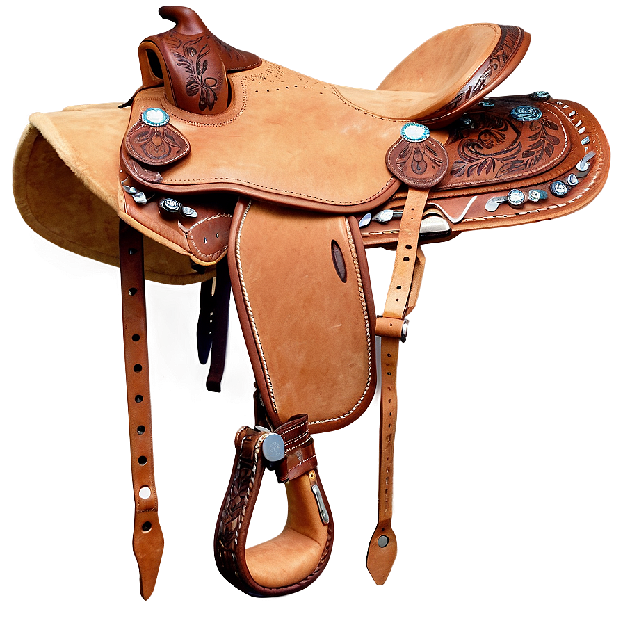 Roping Saddle Png 47