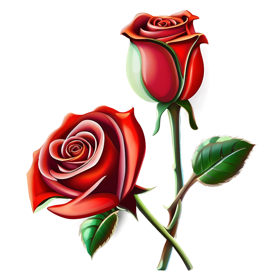 Rose And Heart Clipart Png Jro24