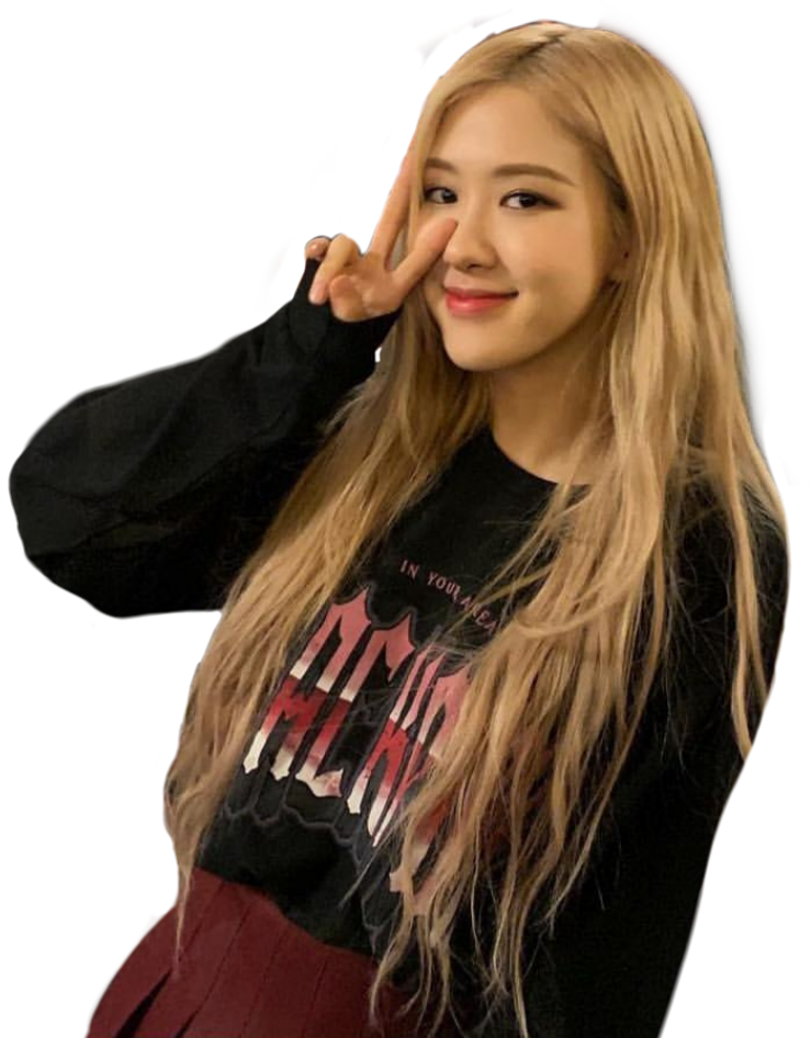 #rose #blackpink 🎶🎶 #queen 💛💛🐻🐻👑💜🍑🍑🍑❣❣ - Rose Blackpink Png Transparent, Png Download PNG with transparent background