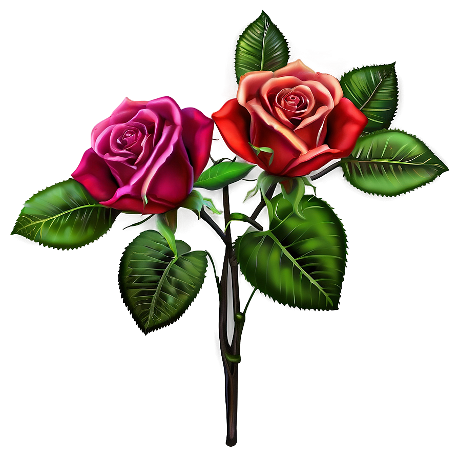 Rose Flower Bush Png 58