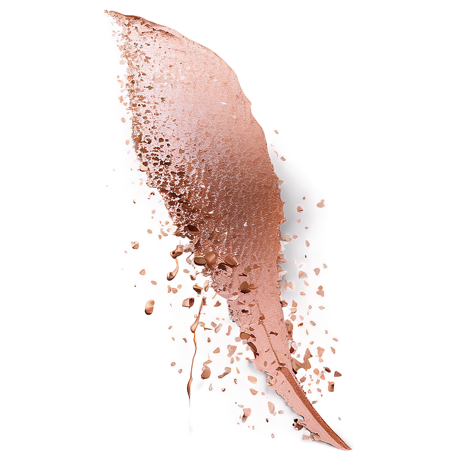 Rose Gold Glitter Splashes Png 1