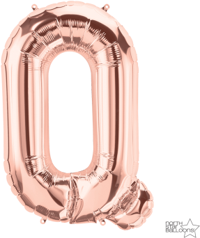 Rose Gold Letter Q Balloon