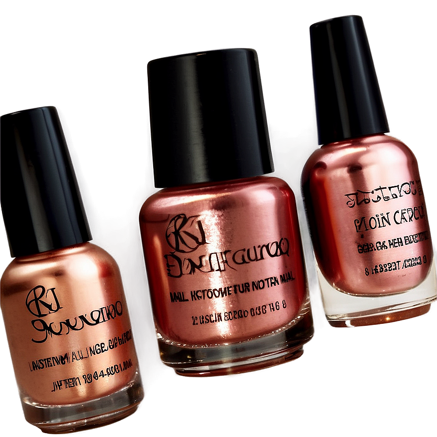 Rose Gold Nail Polish Png Gix48