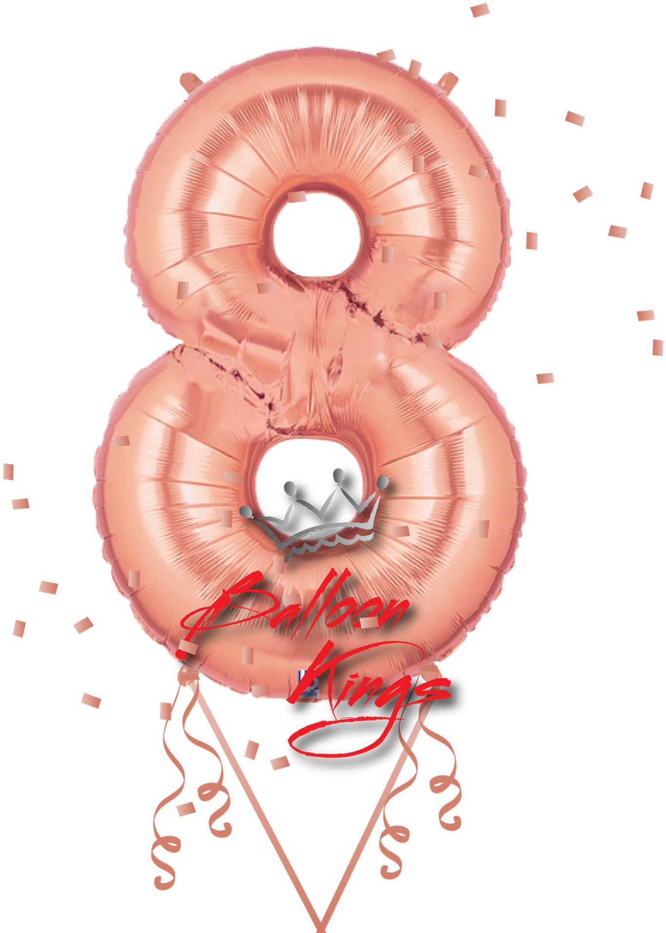 Rose Gold Number8 Balloon