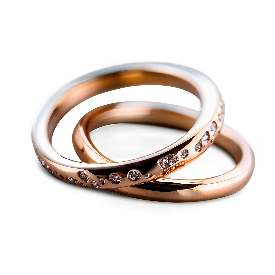 Rose Gold Rings Png 19