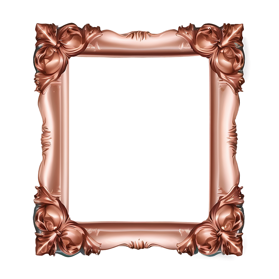 Rose Gold Wedding Frame Png 73