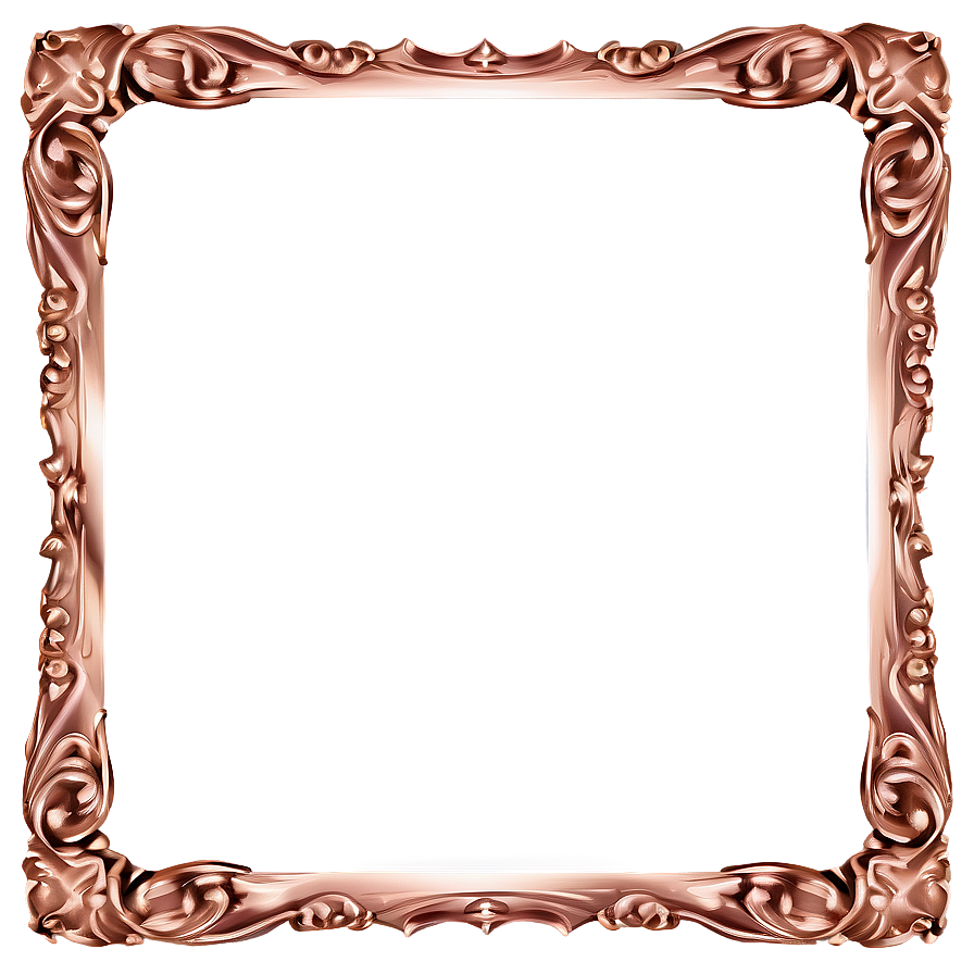 Rose Gold Wedding Frame Png Dxs