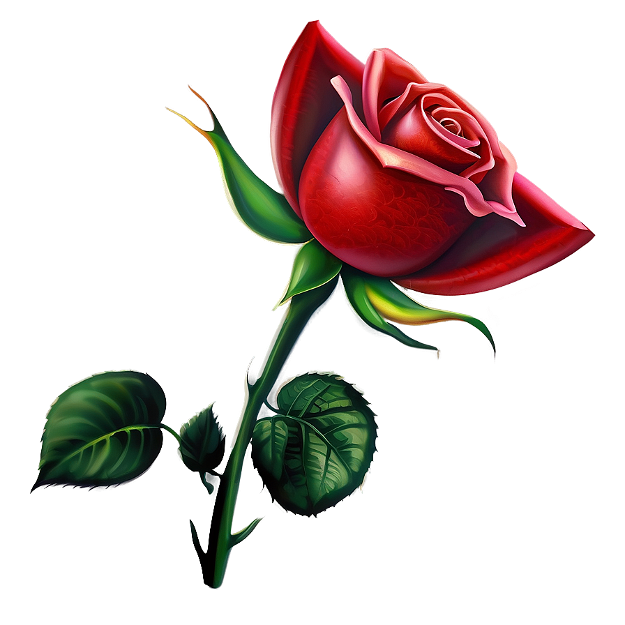 Rose Illustration Png 6