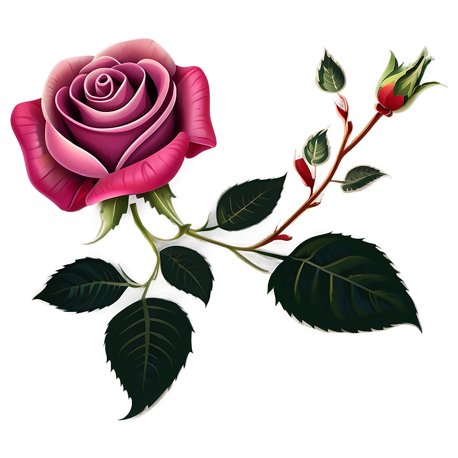 Rose Pattern Png Owb