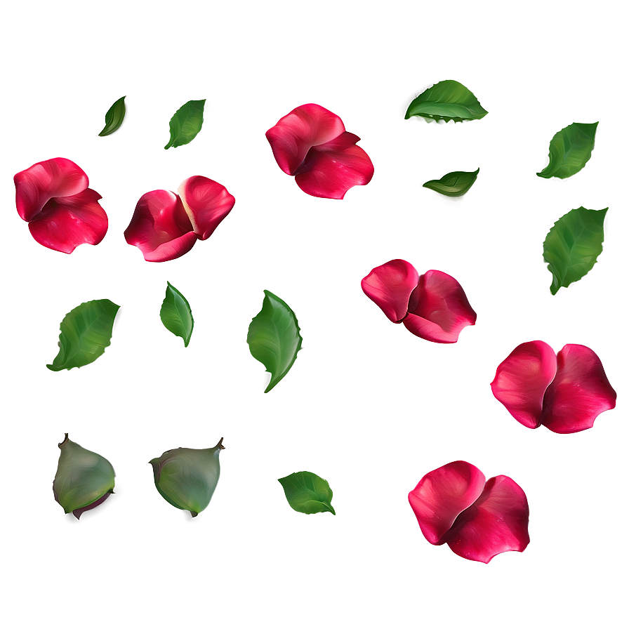 Rose Petals Border Png Boa