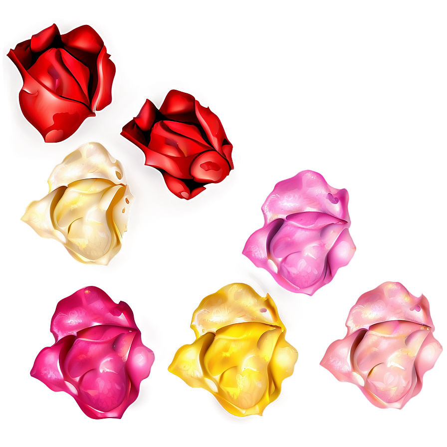 Rose Petals Clipart Png 05252024