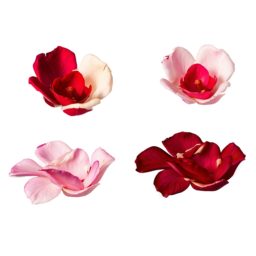 Rose Petals Floating Png 98