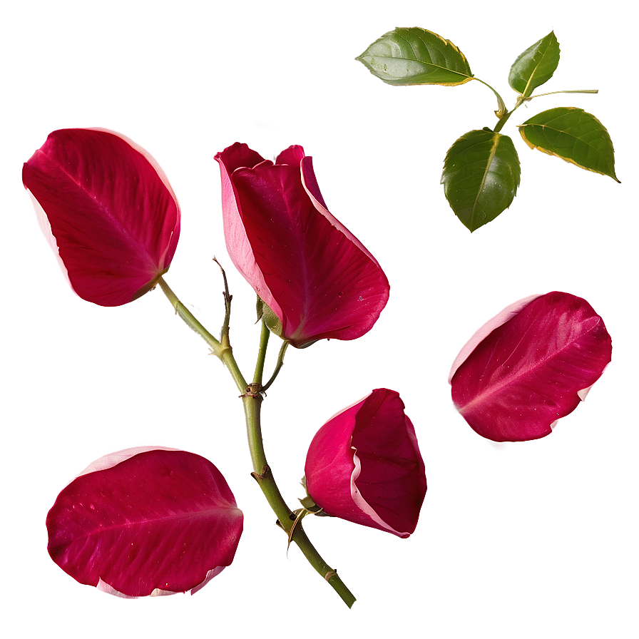 Rose Petals Isolated Png 55