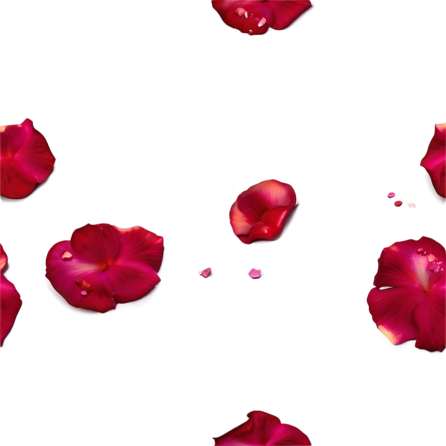 Rose Petals Sprinkled Png Xdu