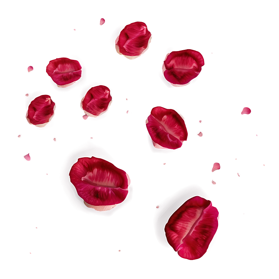 Rose Petals Sprinkled Png Xfh