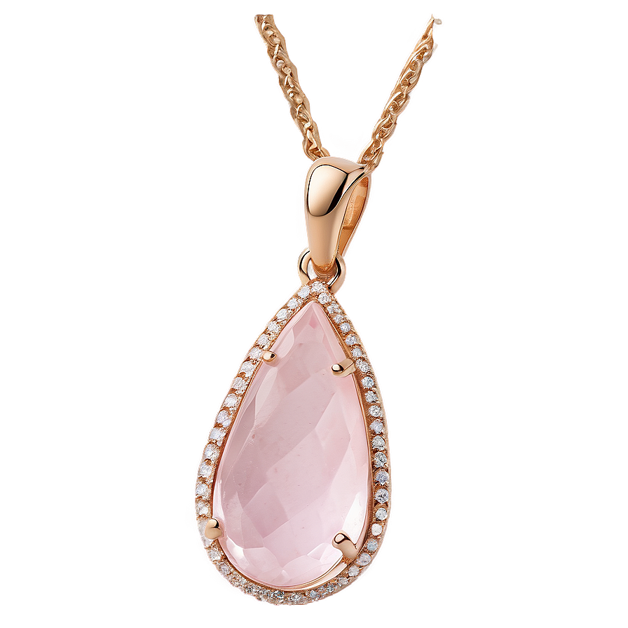 Rose Quartz Jewelry Pendant Png 47