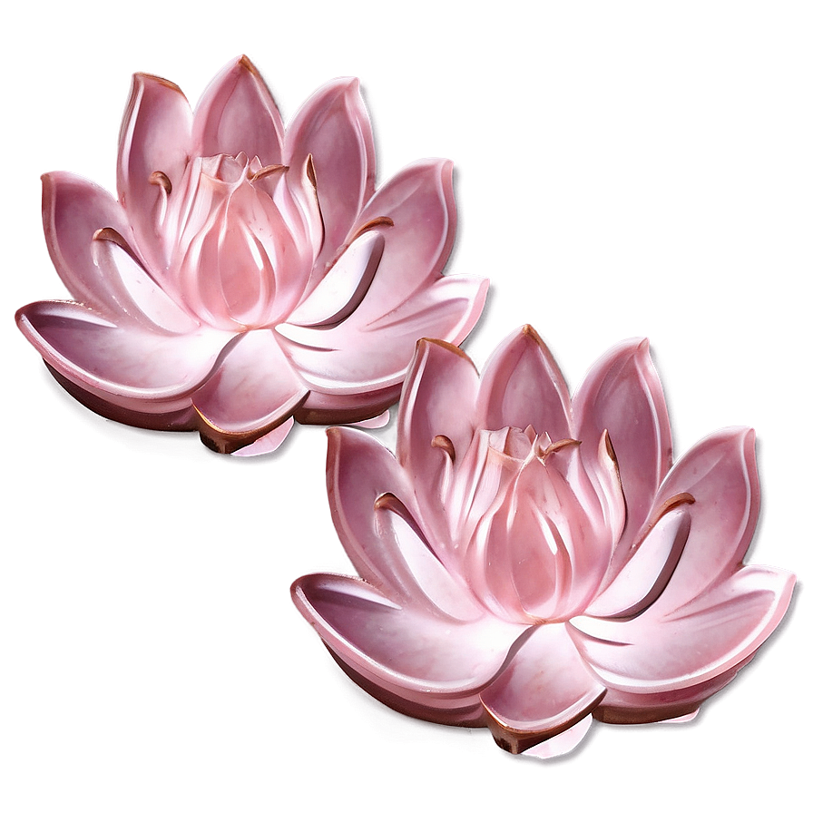 Rose Quartz Lotus Flower Carving Png Jby