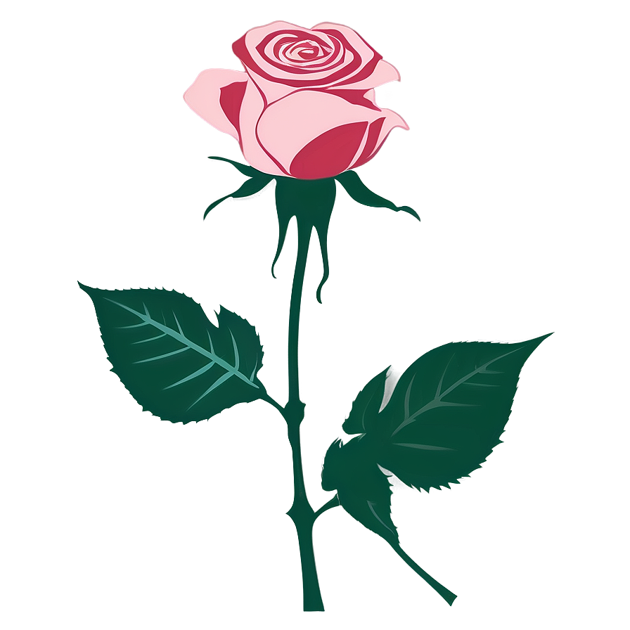 Rose Silhouette Clipart Png 2