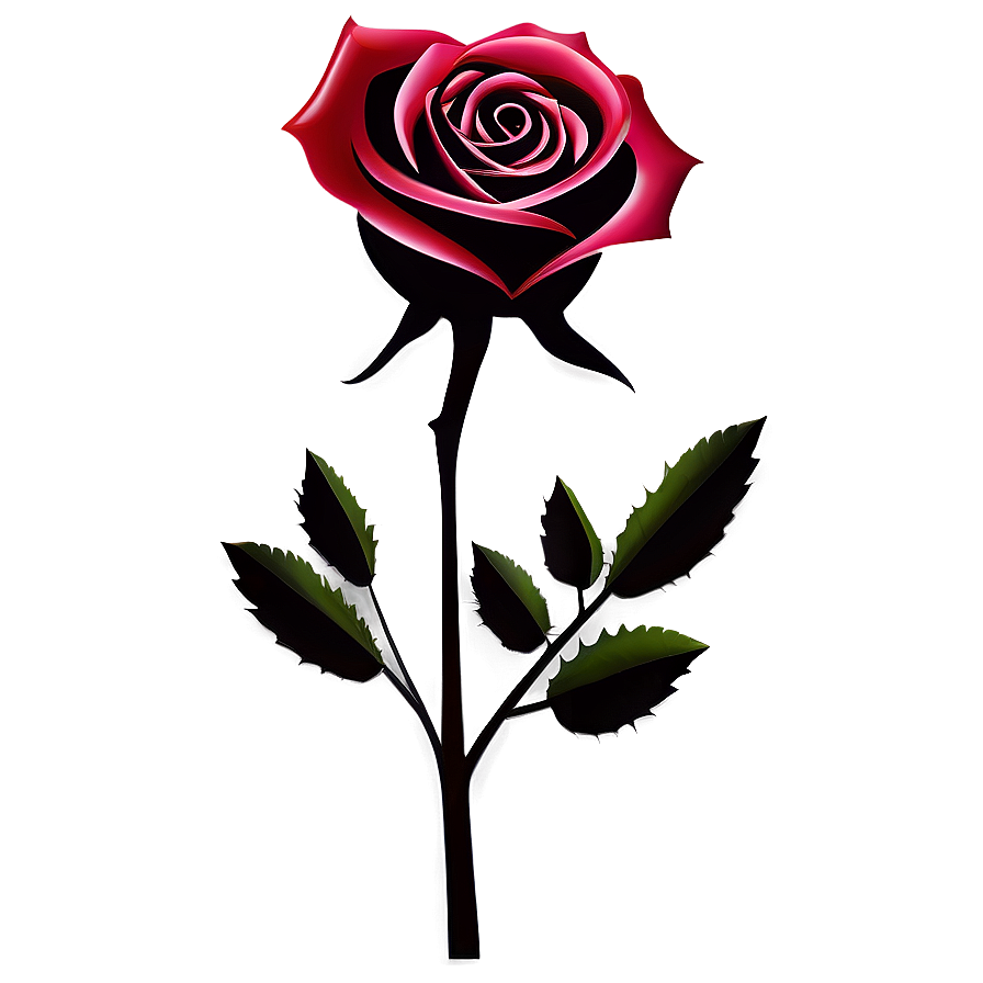 Rose Silhouette Clipart Png Tbx88