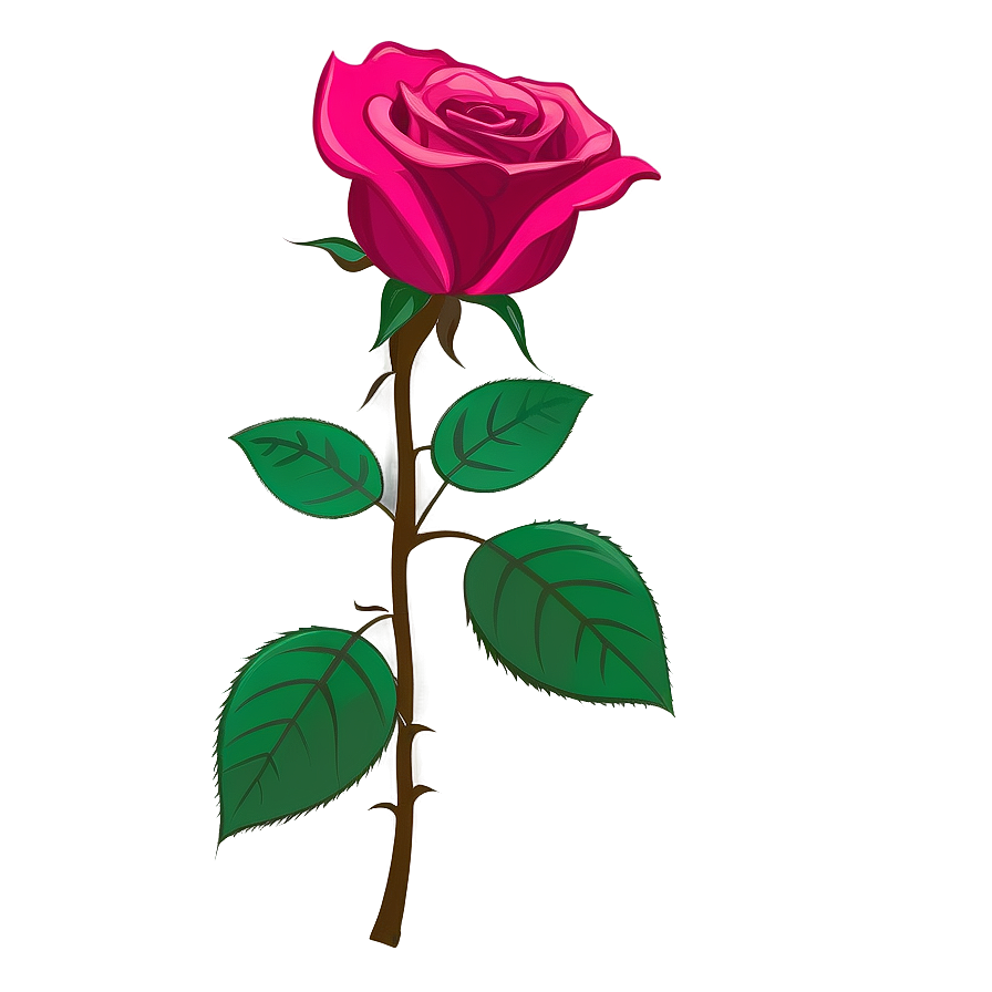 Rose Stem Clipart Png 06272024