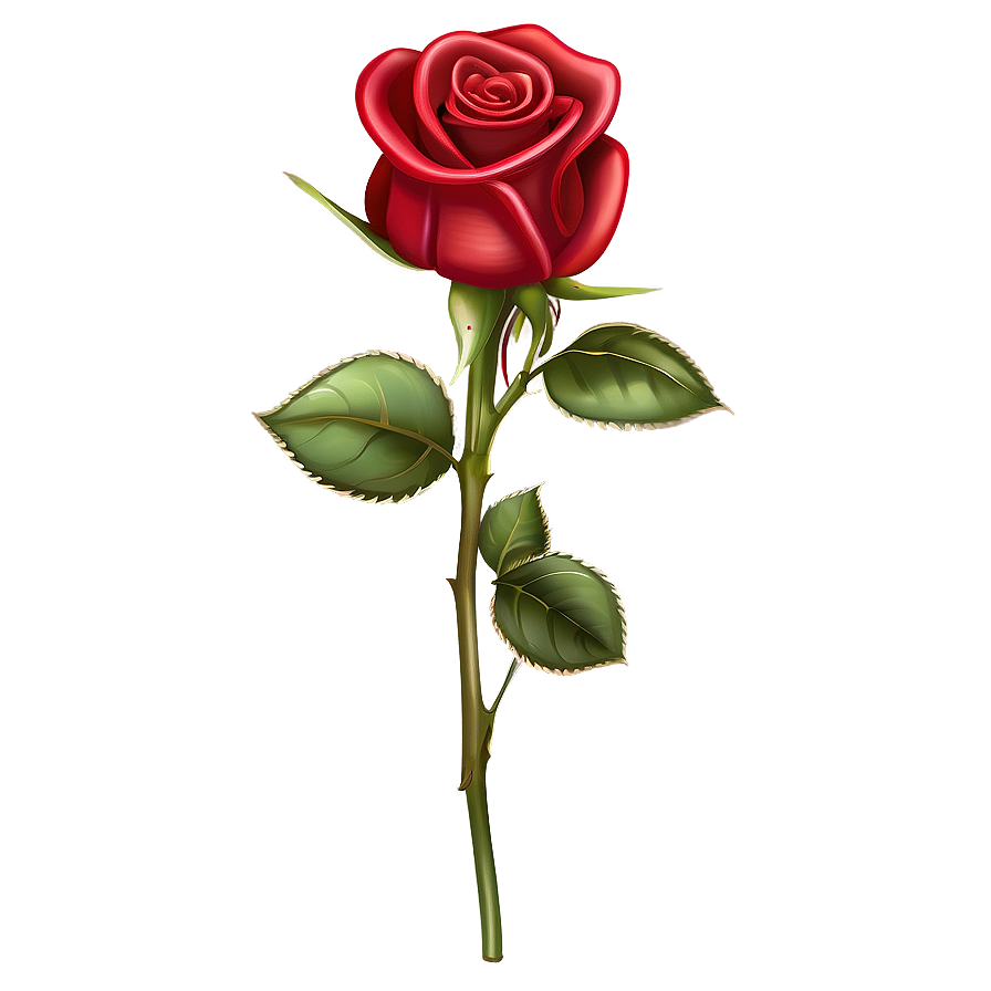 Rose Stem Clipart Png 06272024