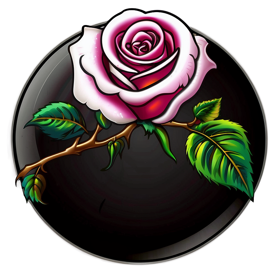 Rose Tattoo Clipart Png Cpe48