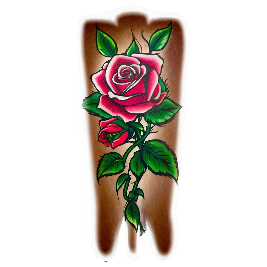 Rose Tattoo Sleeve Artwork Png 06122024