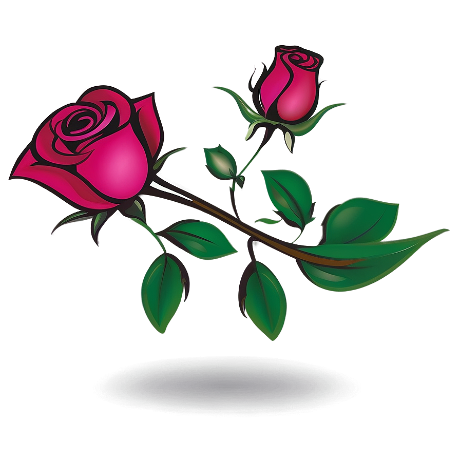 Rose Vector Icon Png 06262024