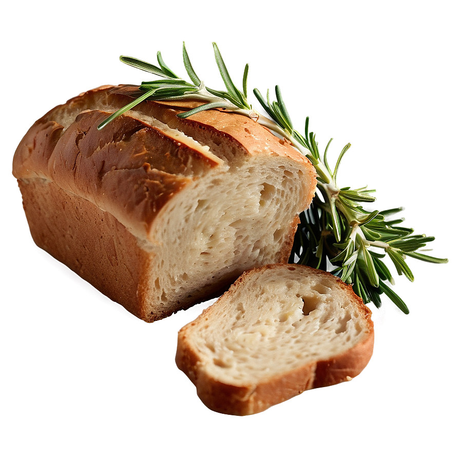 Rosemary Bread Slice Png 06132024