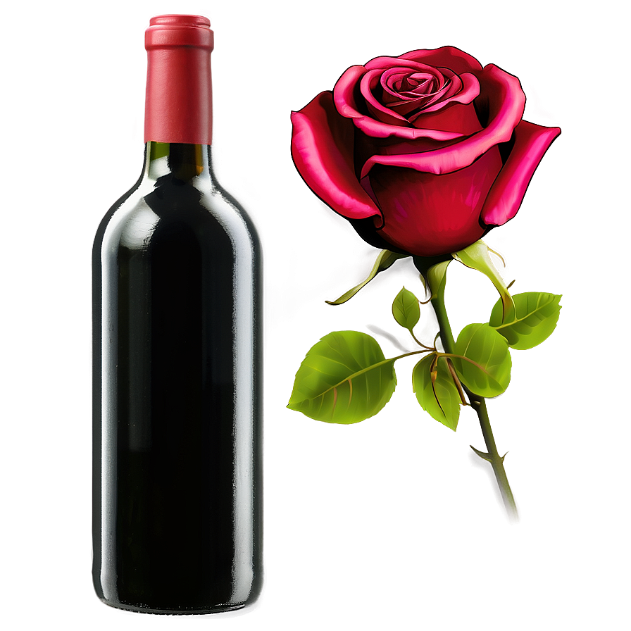 Roses And Wine Png 28