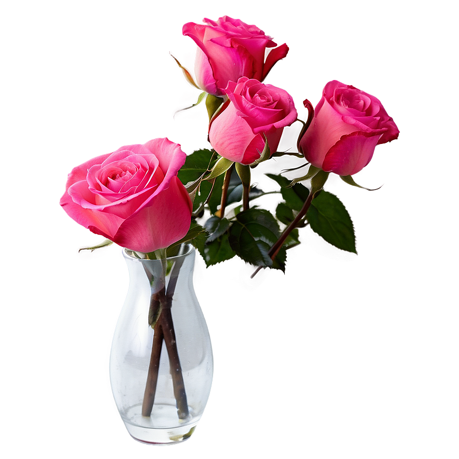 Roses In Vase Png Ggi57