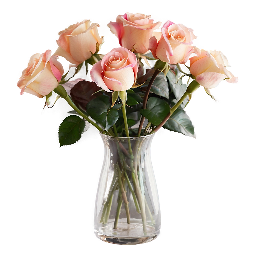 Roses In Vase Png Uhr