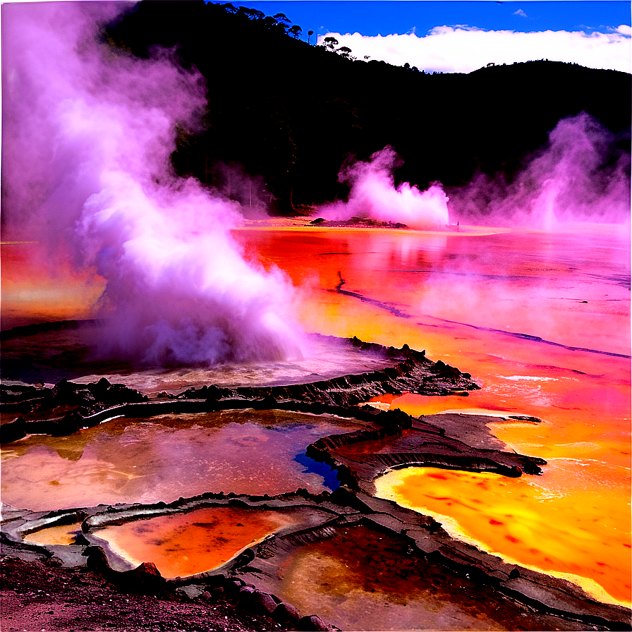 Rotorua Geothermal Area Png Vqr